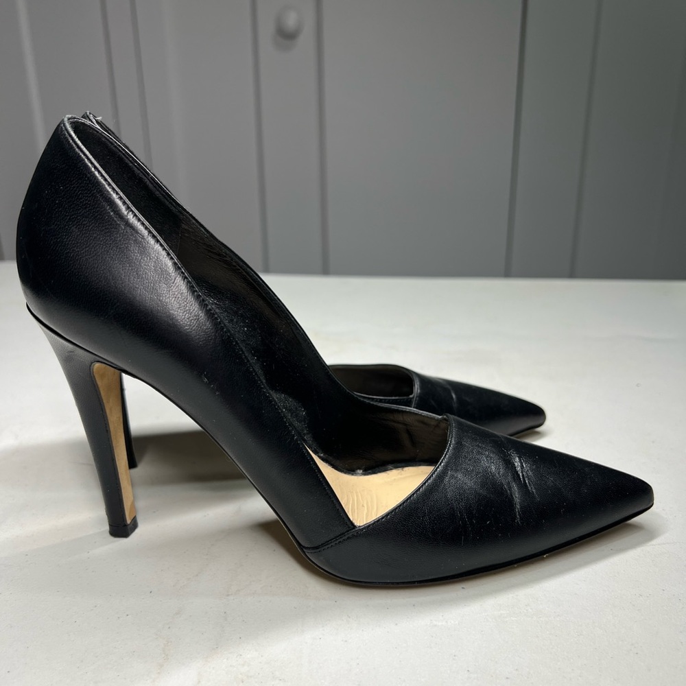 Saks Fifth Avenue,  Vero Cuoio, Leather High Heel, Stiletto Size Size 7